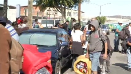 1500 personas esperan en Tijuana (México) para pasar a EEUU que ha desplegado a su ejército