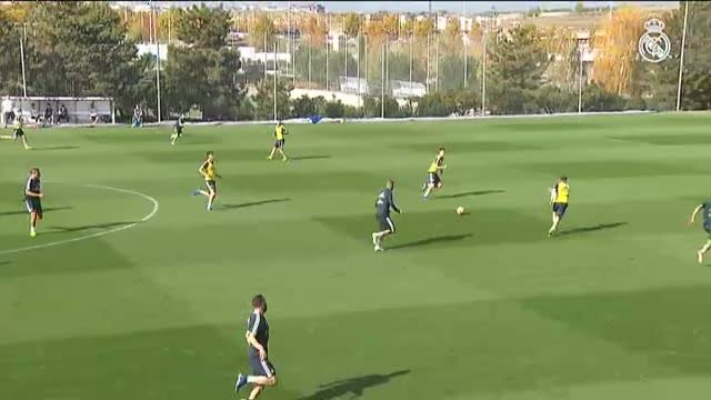 El Real Madrid vuelve a entrenarse junto al Castilla