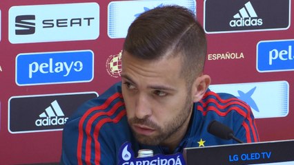 Jugador de la Selección Española, Jordi Alba