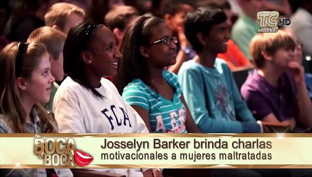 Josselyn Barker brinda charlas motivacional a mujeres maltratadas