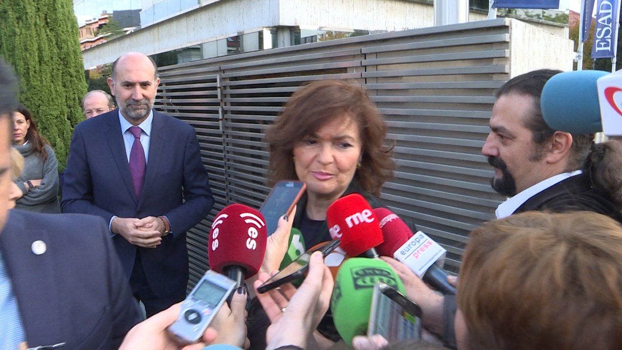 Calvo insiste en que el Gobierno trabaja para tener Presupuestos