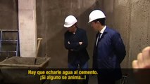 Caparrós visita las obras de la Ciudad Deportiva del Sevilla