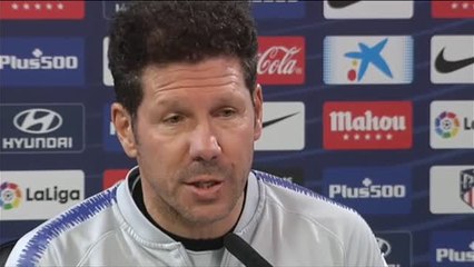Simeone: "La sanción a Costa me parece exagerada"