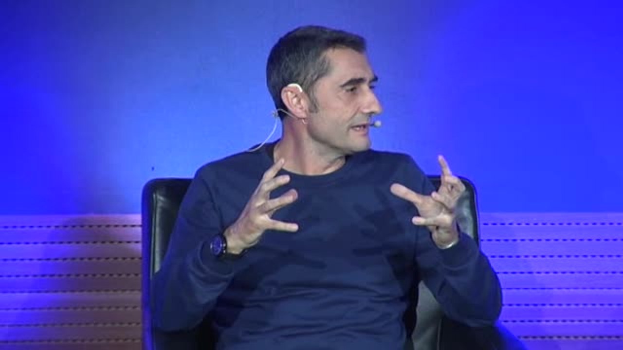 Ernesto Valverde: "En los actuales entrenadores se reconoce la influencia de Cruyff"
