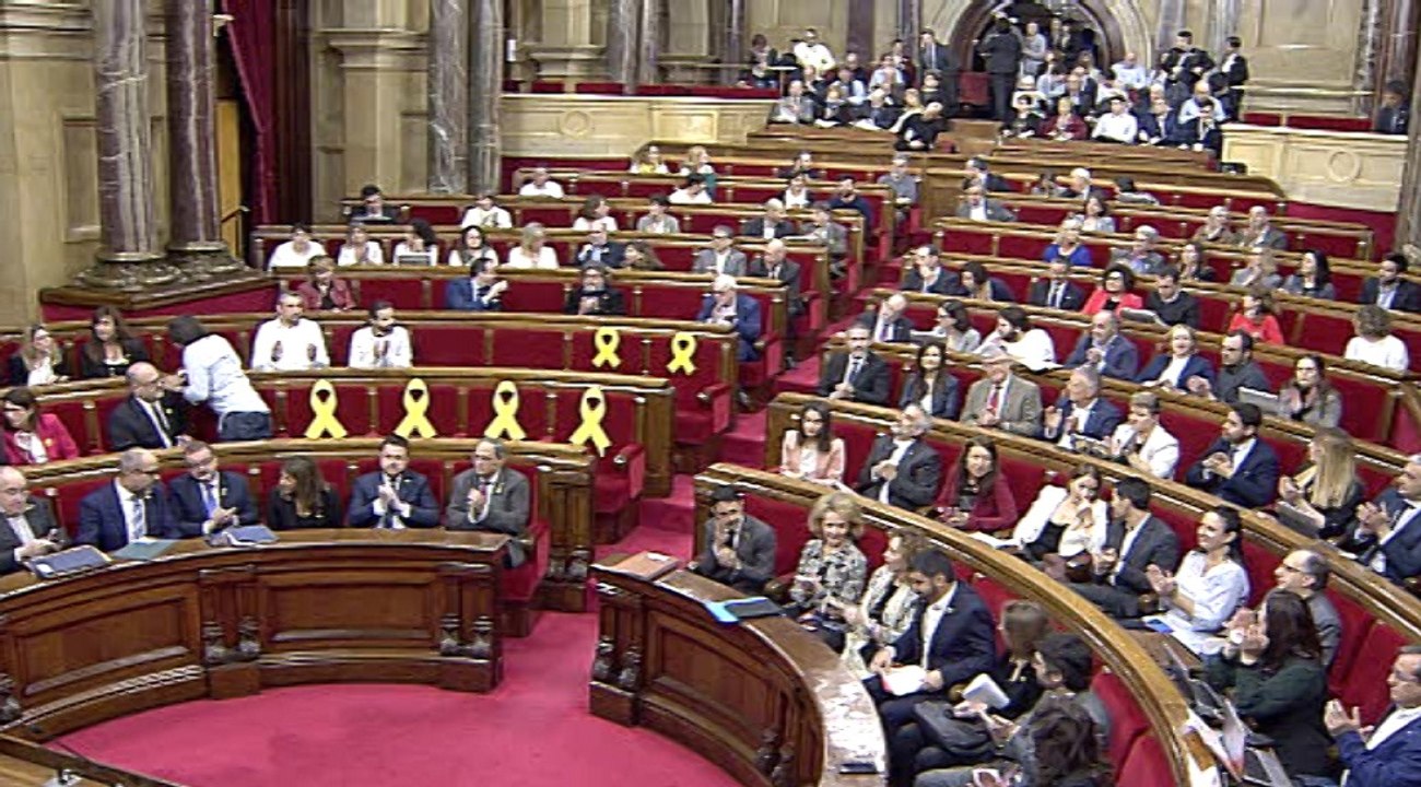 Sesión de control en el Parlament