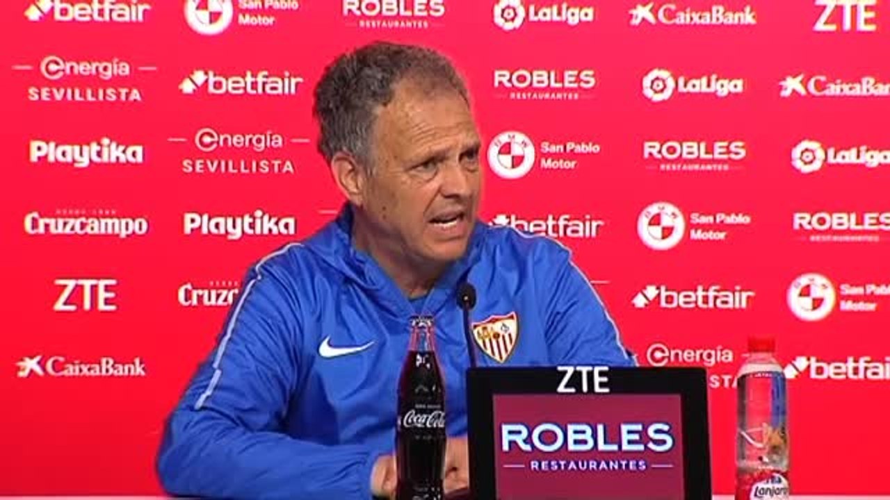 Caparrós: "Nuestros cinco sentidos están en el partido de mañana"