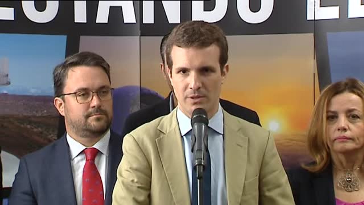 Casado: "No creo que España merezca un Gobierno que dependa de un grupo parlamentario que aún no ha condenado los asesinatos de ETA"