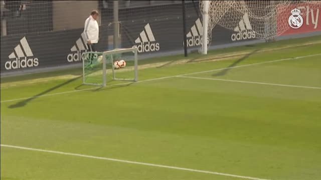 Zidane sigue preparando el partido del lunes ante el Leganés