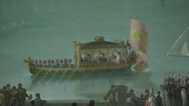 Descanso y aseo de los Borbones entre obras de arte en El Prado