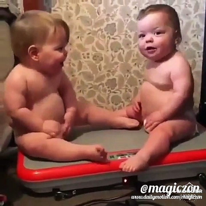 To kids, everything is fun  |ADORABLE TWINS|
