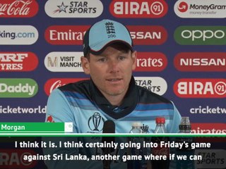 You can't fault England's performance - Morgan