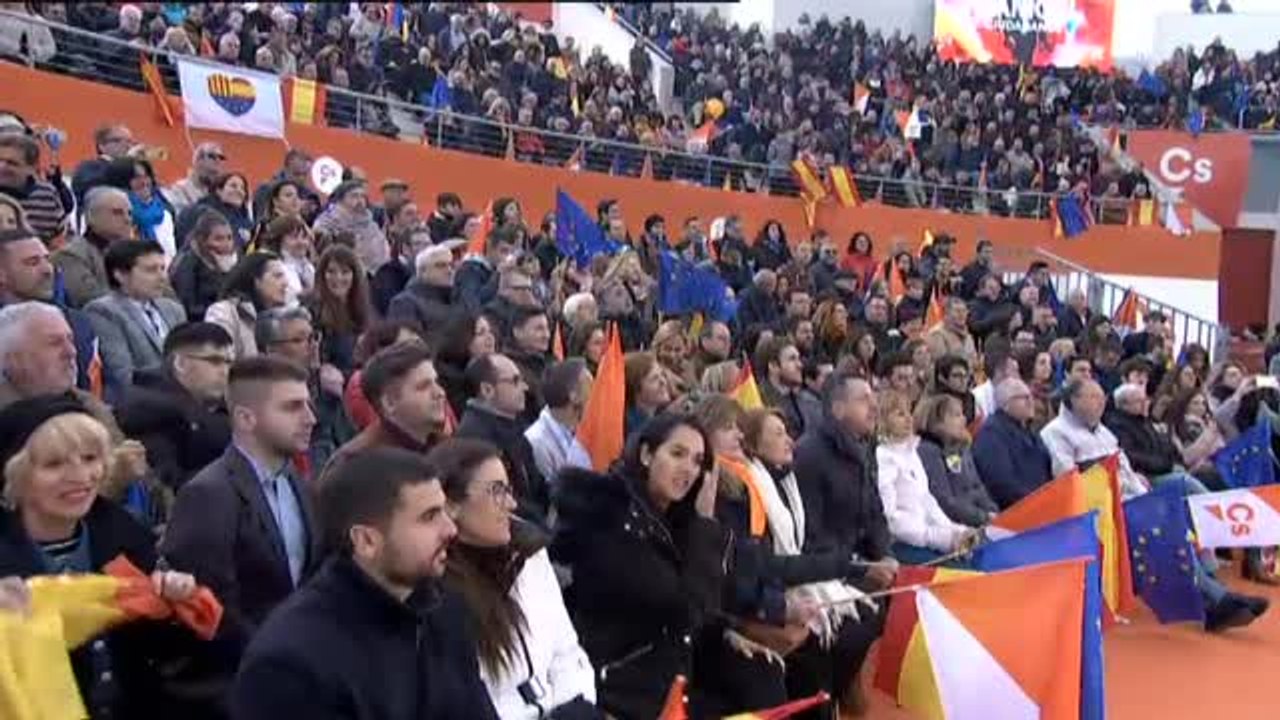 Rivera presenta el lema de su partido para el 28A: "¡Vamos! Ciudadanos"