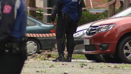 Conmoción entre los vecinos del edificio afectado por la explosión en Puente de Vallecas