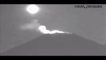 Over the Mexican volcano again fly UFOs