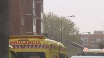Dieciséis heridos leves por la explosión de un edificio en Vallecas