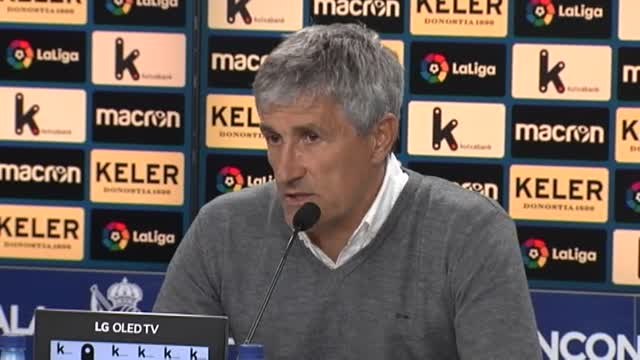 Setién: No creo que hayamos merecido la derrota