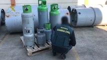 La Guardia Civil investiga exportación ilítica de gases