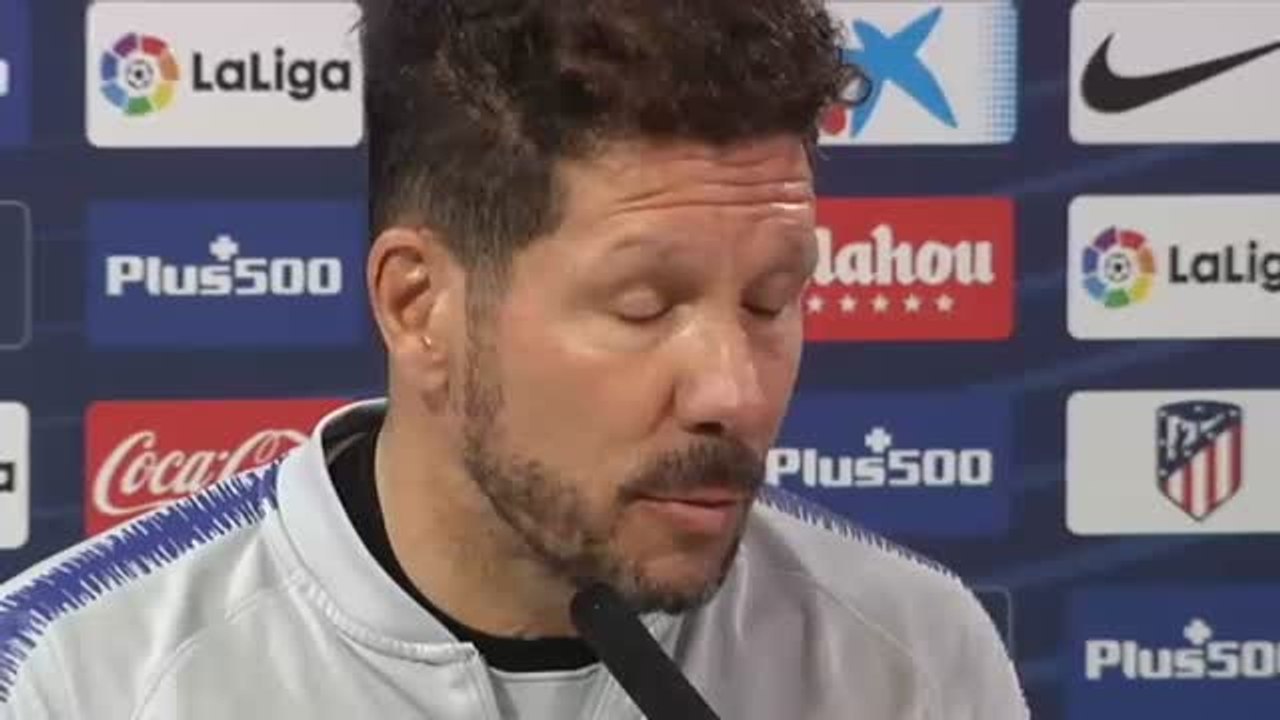 Simeone: "En todos los equipos importantes hay lesiones"