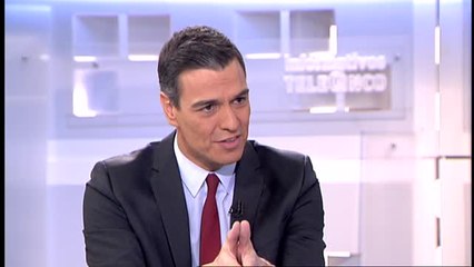 Sánchez asegura que "la receta" para Cataluña es la misma que para España: "Recuperar los derechos que han sido recortados por el PP"