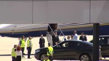 Barack Obama abandona Sevilla en su avión presidencial