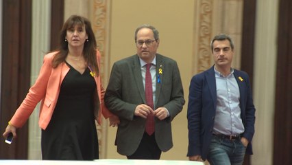 Quim Torra en el Parlament