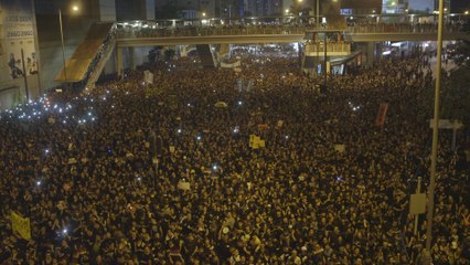 Historic protest in Hong Kong prompts leader’s apology but no withdrawal of extradition bill