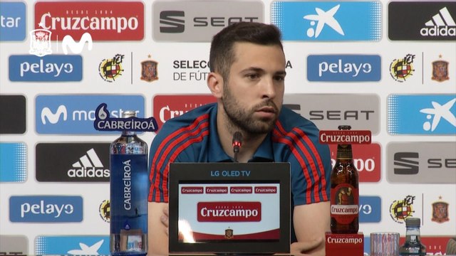 Jordi Alba vuelve a la lista de la selección de fútbol
