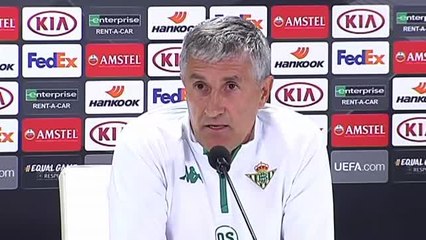 Setién: "El partido de mañana debería ser una fiesta"
