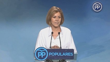 Cospedal anuncia que deja su escaño en el Congreso