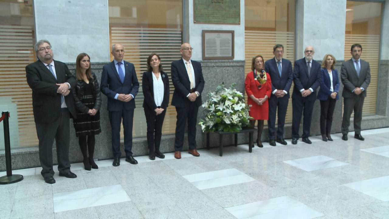 Homenaje al juez Lidón, asesinado por ETA