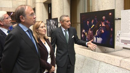 Europa Press inaugura su exposición en el Senado