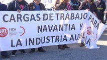 Trabajadores de Navantia Puerto Real se concentran para pedir más trabajo
