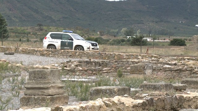 Expolios en el yacimiento romano de Regina (Badajoz)