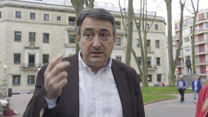 Aitor Esteban, candidato y portavoz en la Cámara baja