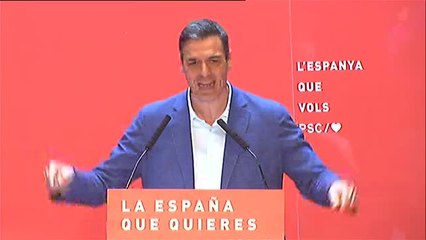 Sánchez pide a las derechas y a los independentistas "que dejen de mentir" sobre Cataluña