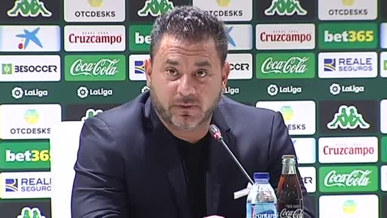 Setién: "Llevamos una racha que no es buena"