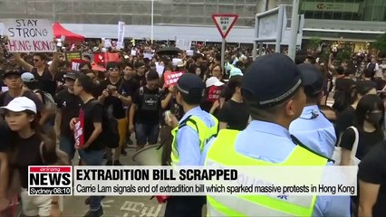 Download Video: Carrie Lam apologizes but Hong Kong citizens vow to continue protests