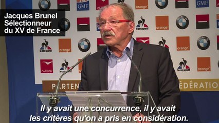 XV de France: Brunel se passe de Bastareaud