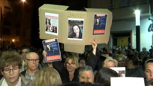 Concentración en Viladecans por la desaparición de Janet Jumillas