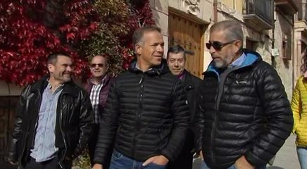 Ander Gil visita Medina de Pomar, en Burgos