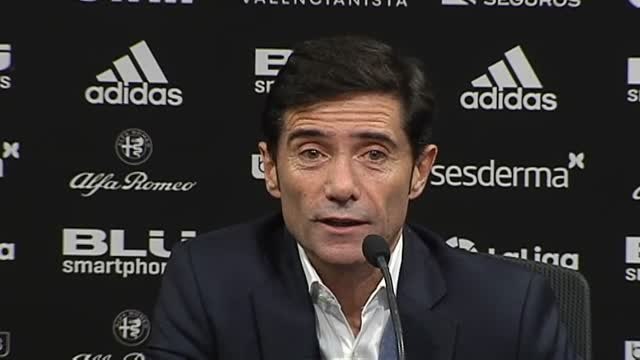 Marcelino: El equipo ha hecho mucho para ganar y no se encuentra ni con el empate