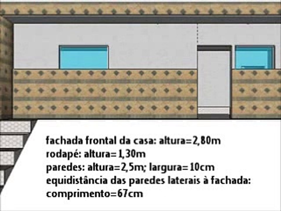 Modelo arquitetônico em 3D   projeto para um lote vago   extensão casa e garagem na cobertura