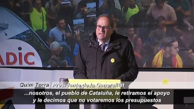 Torra retira su apoyo a Sánchez: No votaremos los Presupuestos