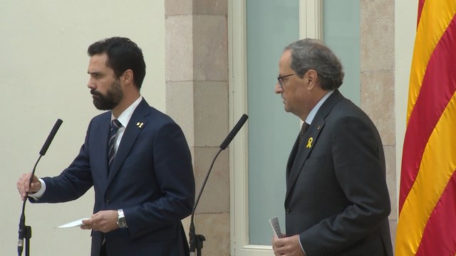 Líderes políticos en Cataluña reaccionan al escrito de la Fiscalía