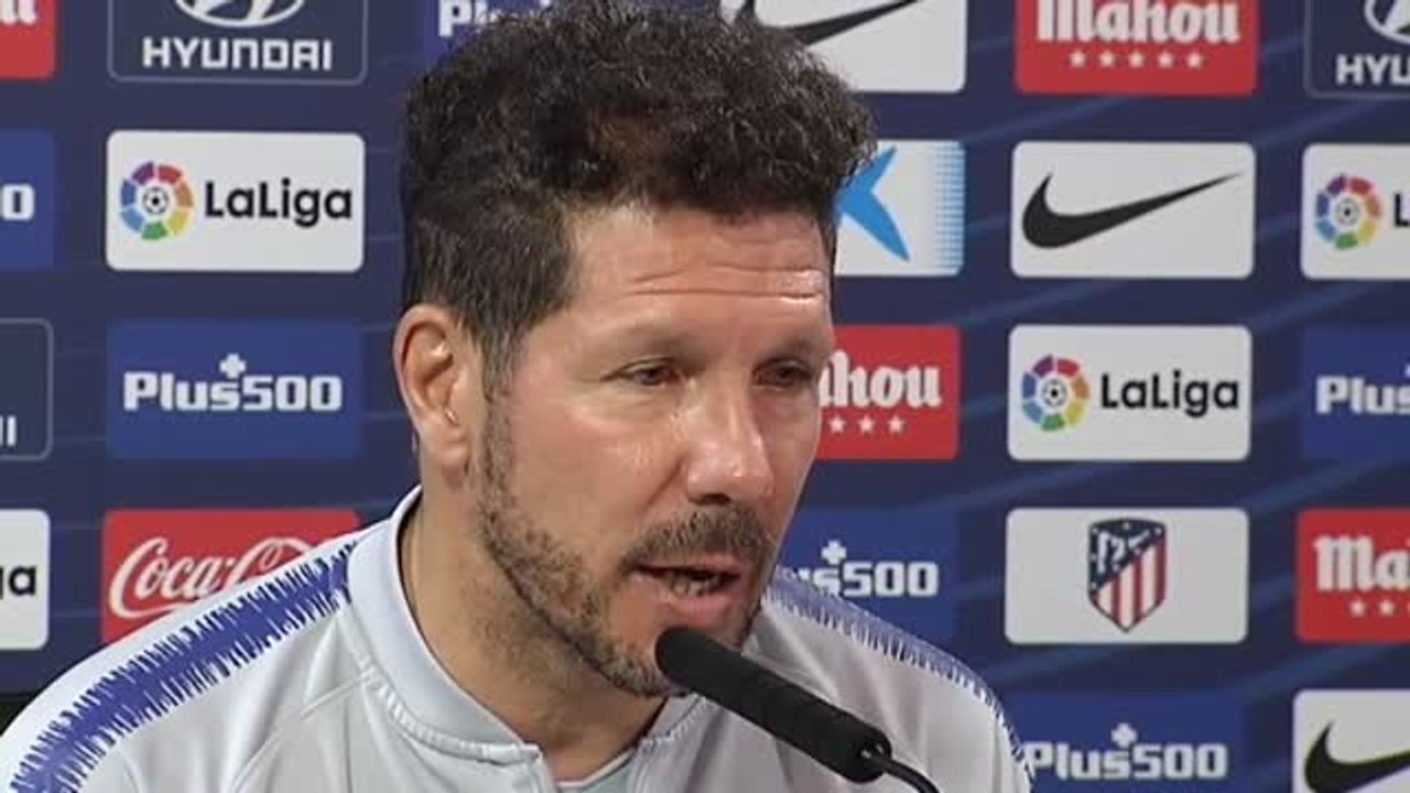 Simeone: "El fútbol es maravilloso porque hay distintas maneras de jugar, nadie tiene la verdad. La verdad sigue siendo el ganar"