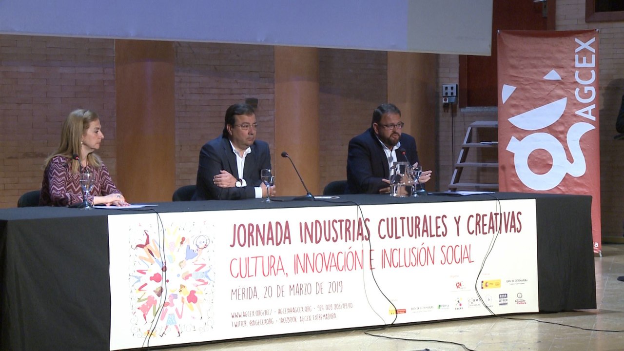 Vara asiste a una jornada sobre industrias culturales