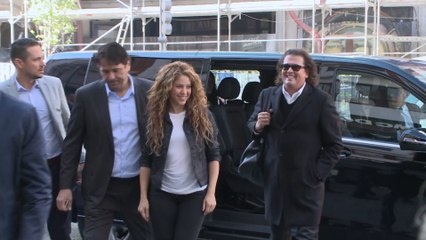 Shakira llega al juicio por el supuesto plagio de 'La Bicicleta'
