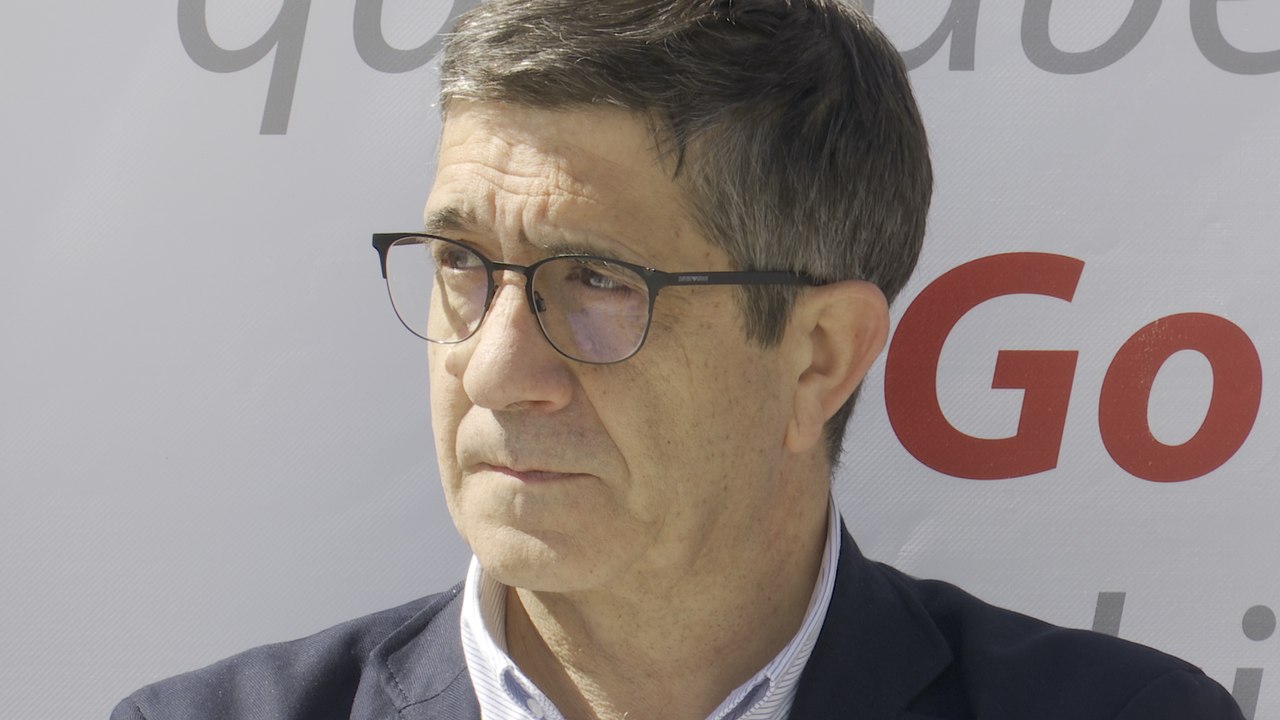 El cabeza de lista del PSOE al Congreso por Bizkaia, Patxi López