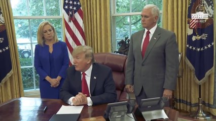 Trump se centra en la inmigración ilegal antes de las 'midterm'