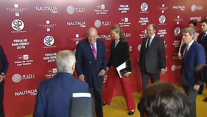 Juan Carlos I reaparece con un ojo morado